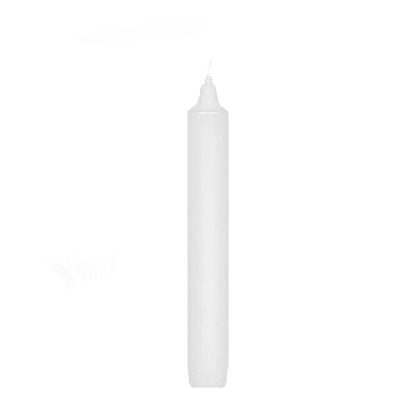 Sviečka rovná 170 mm biela [20 ks]