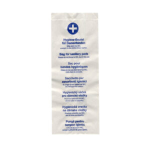 Hygienické papierové vrecká 11+6 x 28 cm [100 ks]