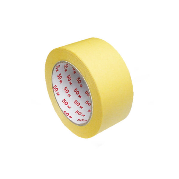 Lepiaca páska krepová, žltá 50 m x 50 mm [1 ks]