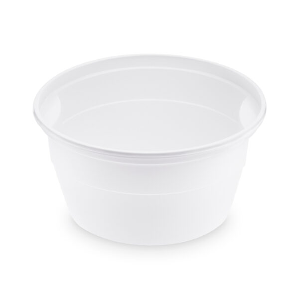 Polievková miska biela (PP) 500 ml, ø 127 mm [50 ks]