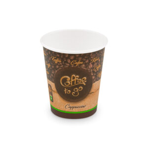 Papierový pohár "Coffee to go" 280 ml, M (ø 80 mm) [50 ks]
