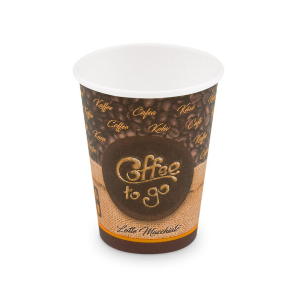 Papierový pohár "Coffee to go" 420 ml, L (ø 90 mm) [50 ks]