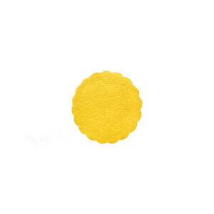 Rozetky PREMIUM ø 9 cm žlté [40 ks]