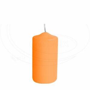 Svíčka válcová Ø 50 x 100 mm apricot [4 ks]