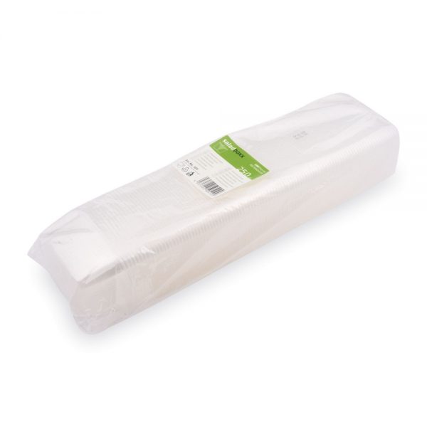 Miska hranatá priehľadná 250 ml (PP) [100 ks] - Image 2