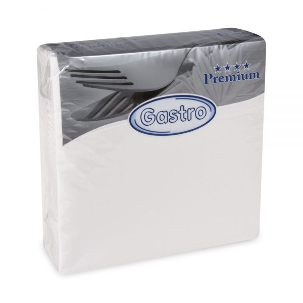 Obrúsok PREMIUM biely 40 x 40 cm [50 ks] - Image 2